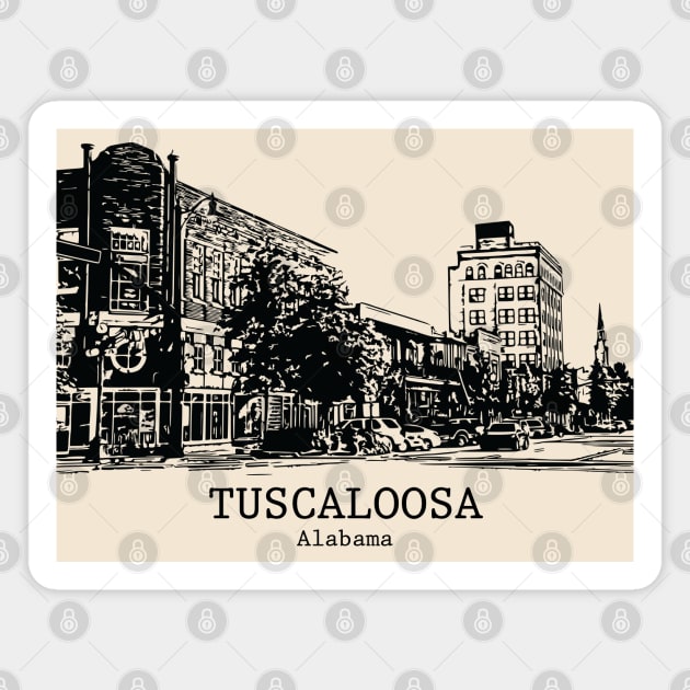 Tuscaloosa - Alabama Magnet by Lakeric